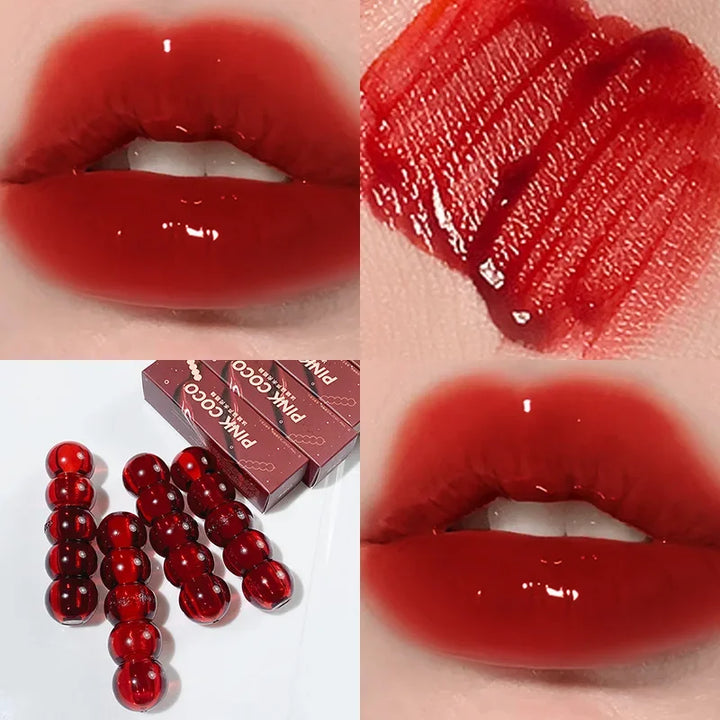 Rynx | Mirror Lipstick Lip Glass Mist Rose Long-lasting moisturizing Nude Lipsticks Lipgloss Non-sticky Sexy Lip Makeup Cosmetics