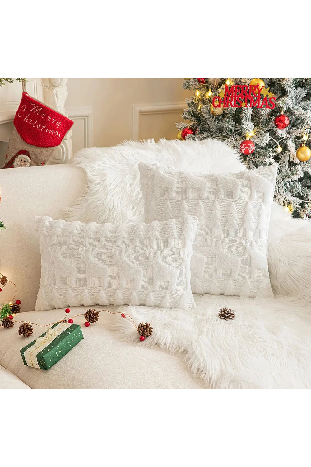 Lisslune | Plush decorative cushion cover