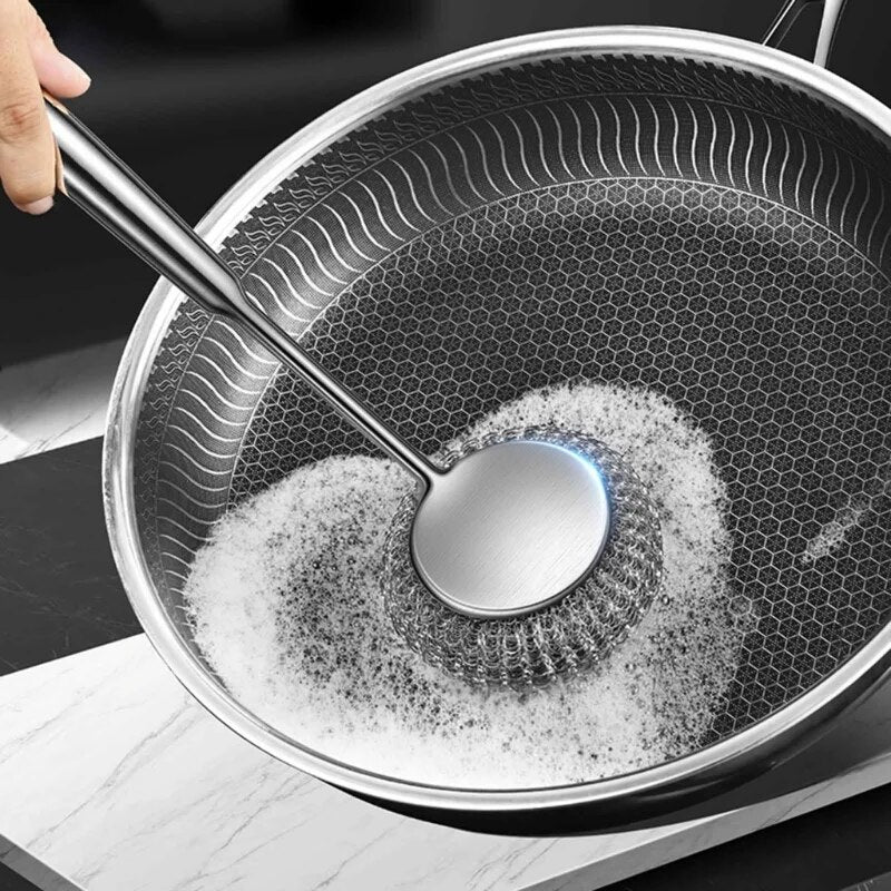 Lisslune | Stainless Steel Pan Scrubber