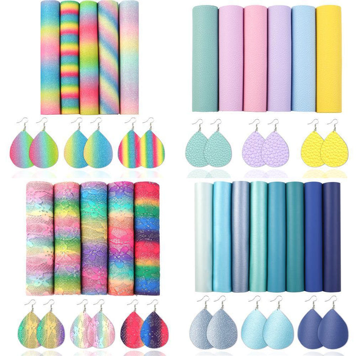 Lisslune | Vibrant Sparkle Faux Leather Craft Set