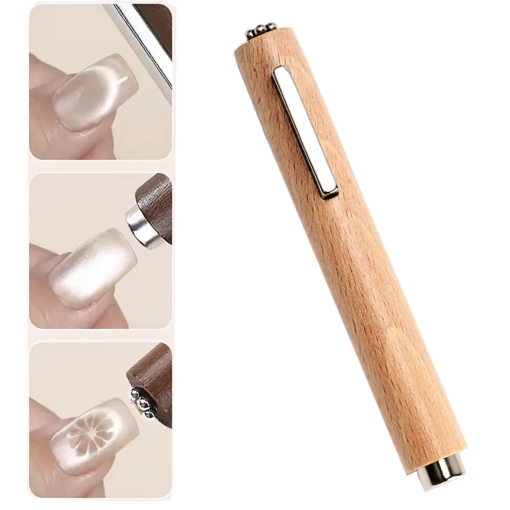 Rynx | Super Strong Thick Strip Magnet Cat Eyes Magnet for Nail Gel Polish 3D Line Strip Effect French Multi-Function Magnet Pen Tools