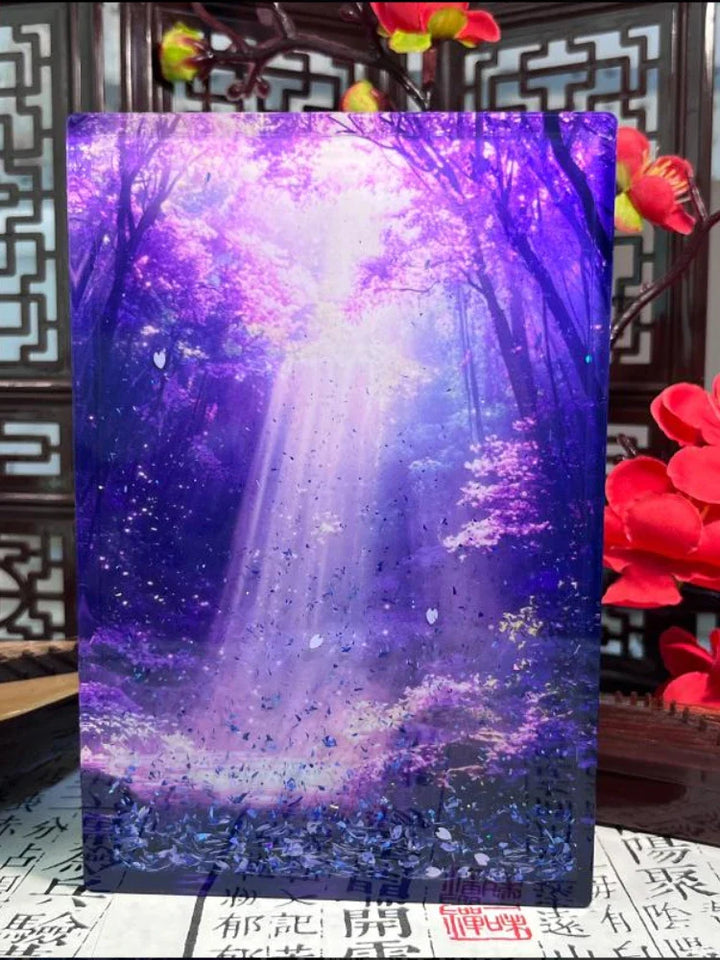 Lisslune | Dynamic Early Morning Bamboo Forest Acrylic Decors