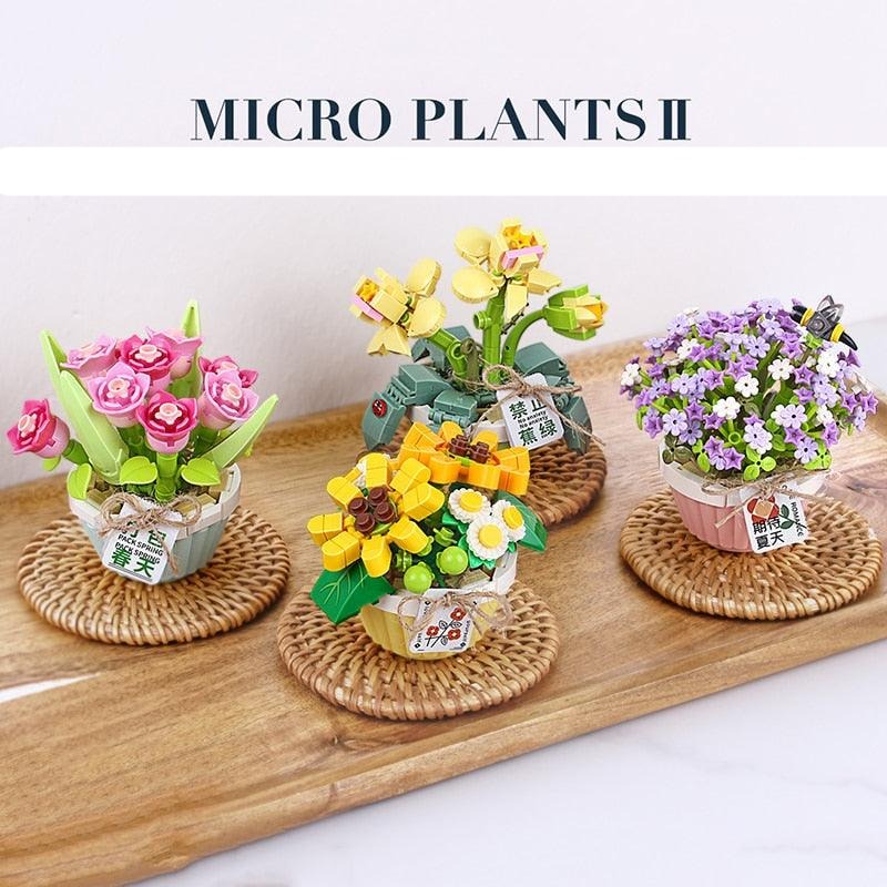 Lisslune | Elegance in Bloom: Premium Bonsai Building Set