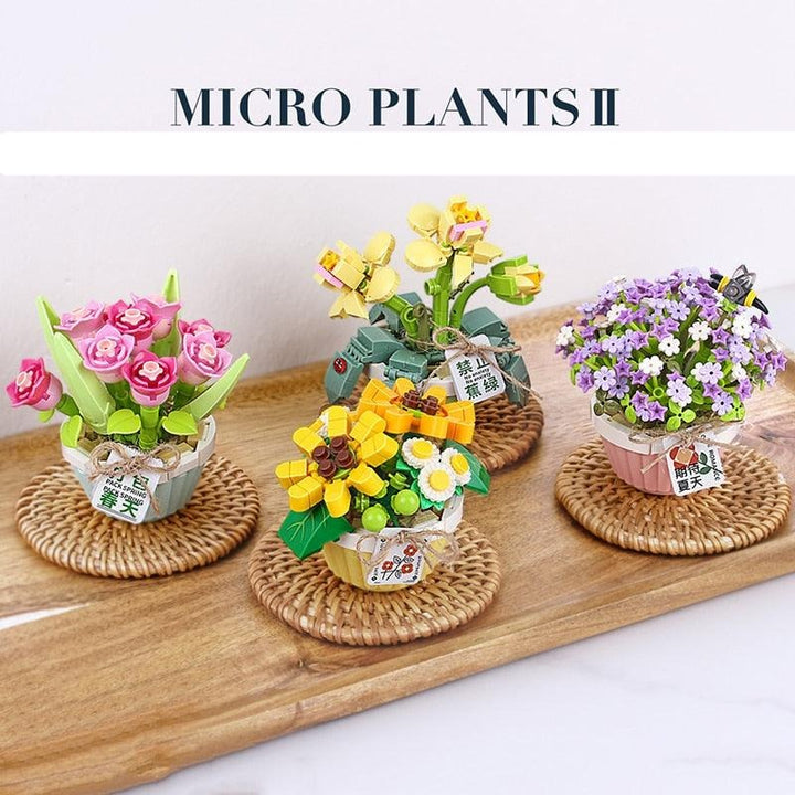 Lisslune | Elegance in Bloom: Premium Bonsai Building Set