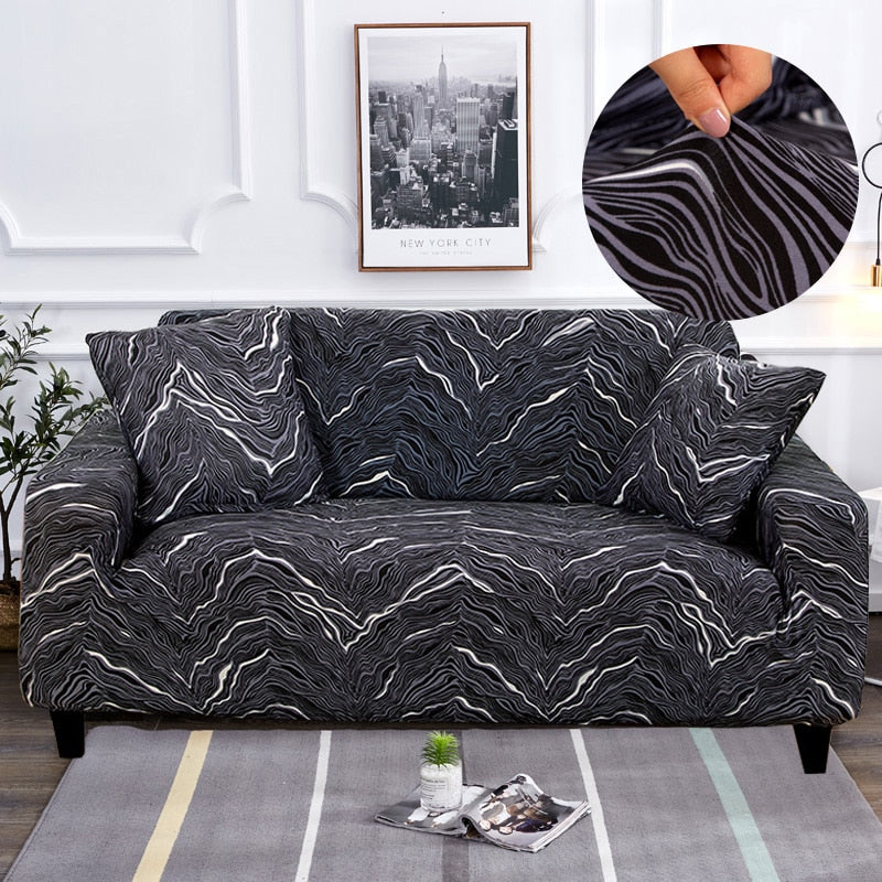 Lisslune | Modern Non-slip Colorful Elastic Sofa Cover