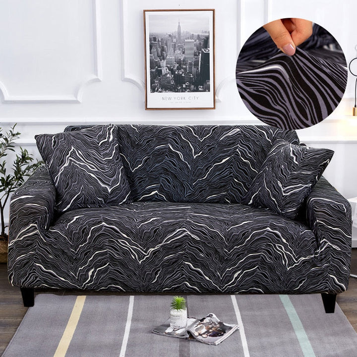 Lisslune | Modern Non-slip Colorful Elastic Sofa Cover