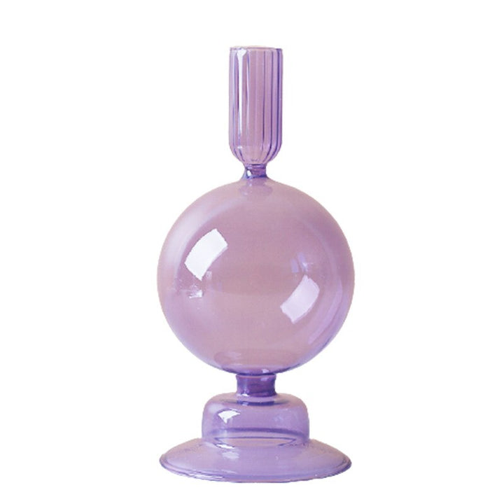 Lisslune | Lilac Candle Holder made of Glass