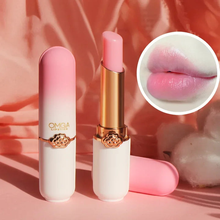 Rynx | 6 Colors Lip Balm Crystal Temperature Change Lipstick Girls Moisturizing Long-lasting Lip Gloss Make-up Lip Care Repair Cosmetics