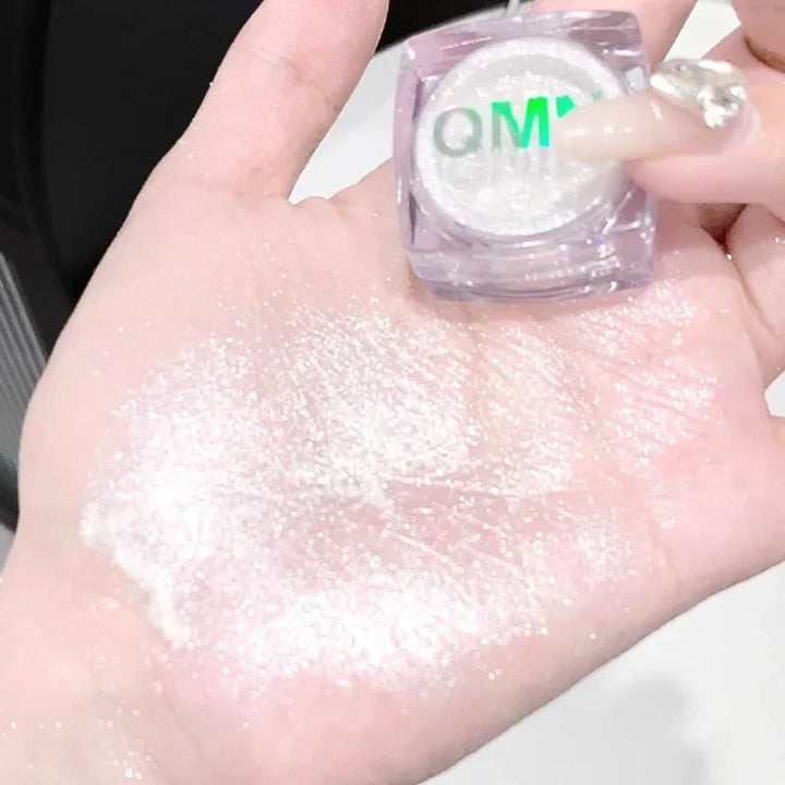Rynx | Monochrome Diamond Eyeshadow Fairy Highlighter Powder Face Body Shimmer Contour Shade Illuminator for Women Glitter Makeup
