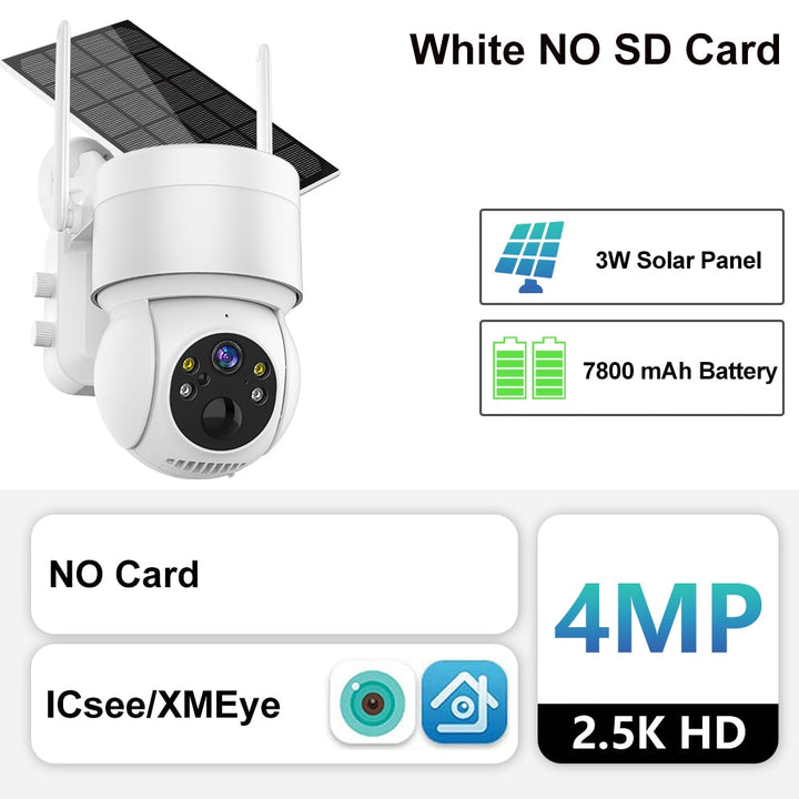 Lisslune | Outdoor WiFi Solar-Powered Security IP Camera