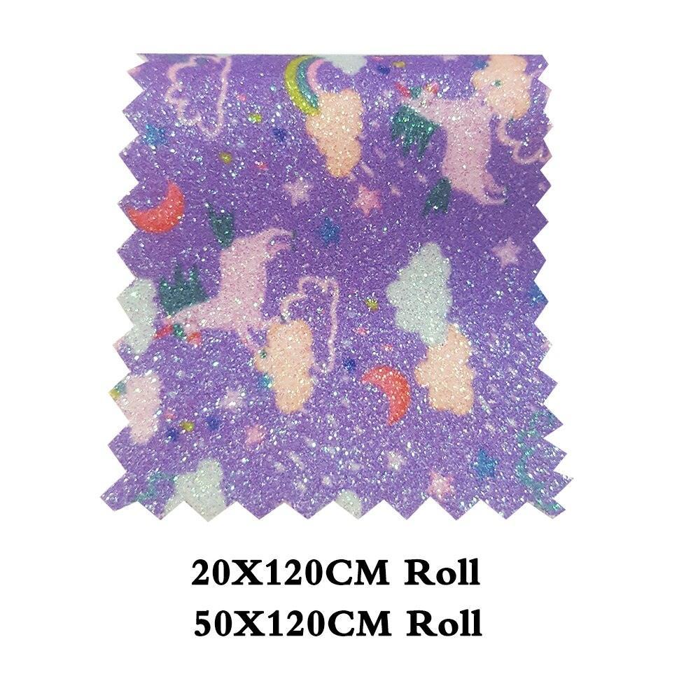 Lisslune | Enchanted Unicorn & Butterfly Synthetic Leather Craft Roll for Customized Hair Accessories
