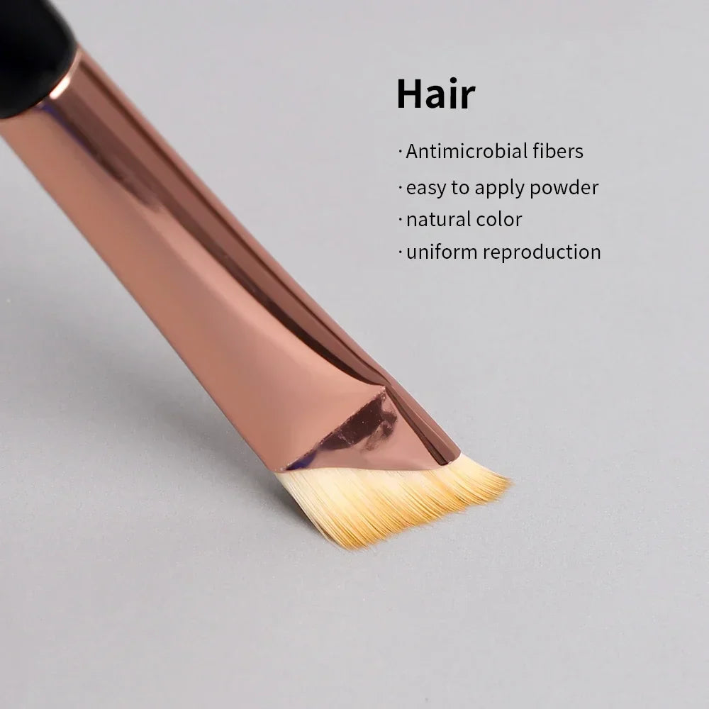 Rynx | Sickle Nose Eyeliner Brush Knife Edge Makeup Brush Liquid Eyeliner Brush Ultra Thin Fine Angled Flat Head Eyebrow Brush