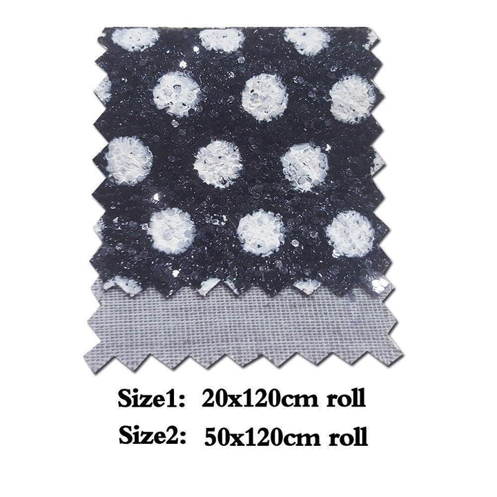 Lisslune | Sparkling Dreams: Chunky Dot Vinyl Fabric Roll for Creative Crafters