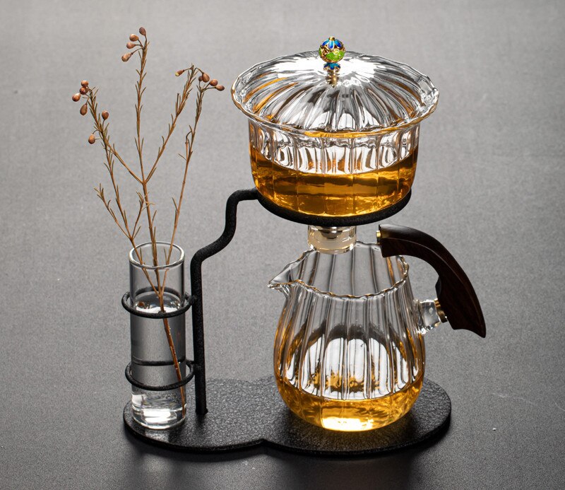 Lisslune | Nature Leaf Magnetic Semi-Automatic Tea Set