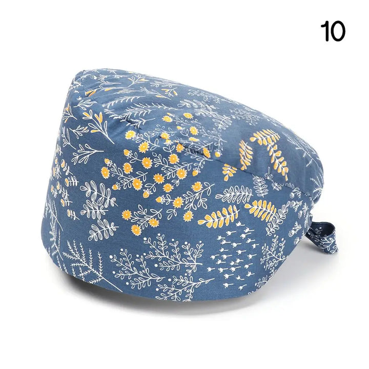 Lisslune | Adjustable surgical cap with ponytail holder and buttons