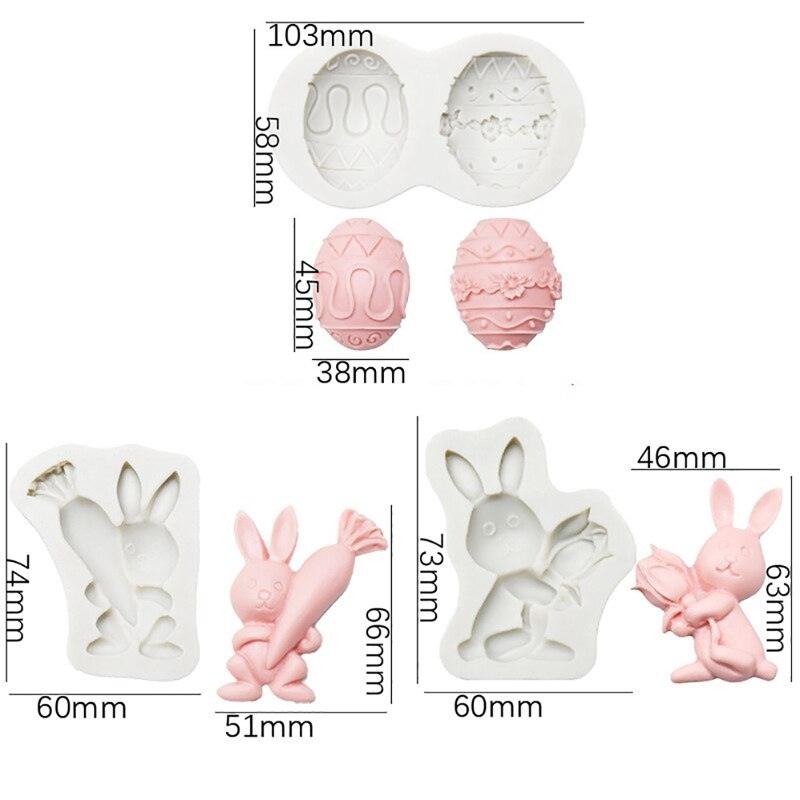 Lisslune | Easter Joy Silicone Molds Set for Playful Festive Baking