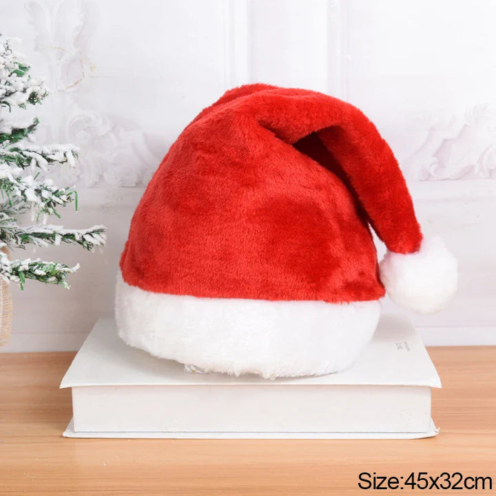 Rynx Knitted Christmas Hat Sweet Pompom Adult Children Soft Hat Santa Hat New Year Party Kids Gift Navidad Natal Noel Decoration