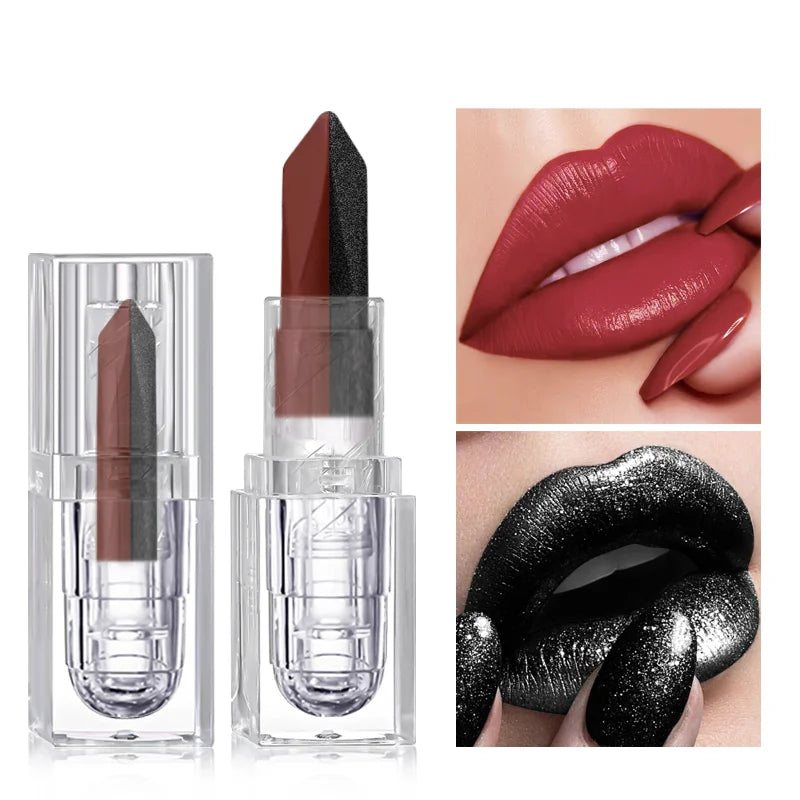 Rynx | Lipstick Waterproof Long-lasting Moisturizing Matte Non-sticky Cup Pearl Diamond Lip Color Red Sexy Lip Makeup