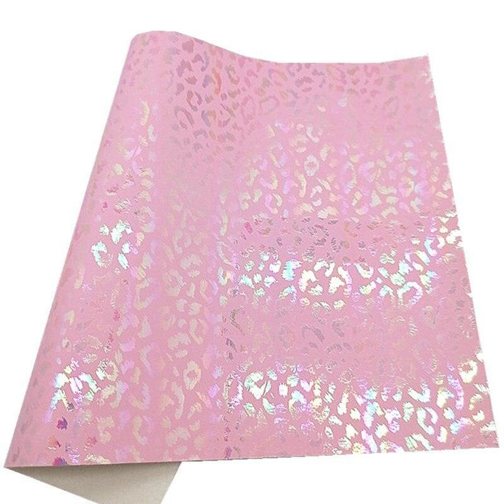 Lisslune | Enchanting Leopard Synthetic Leather Craft Kit - Spooky Pumpkin Ghosts for Halloween DIY Projects