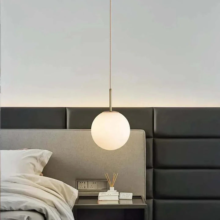 Lisslune | Mid-Century Modern Glass Ball Pendant Light