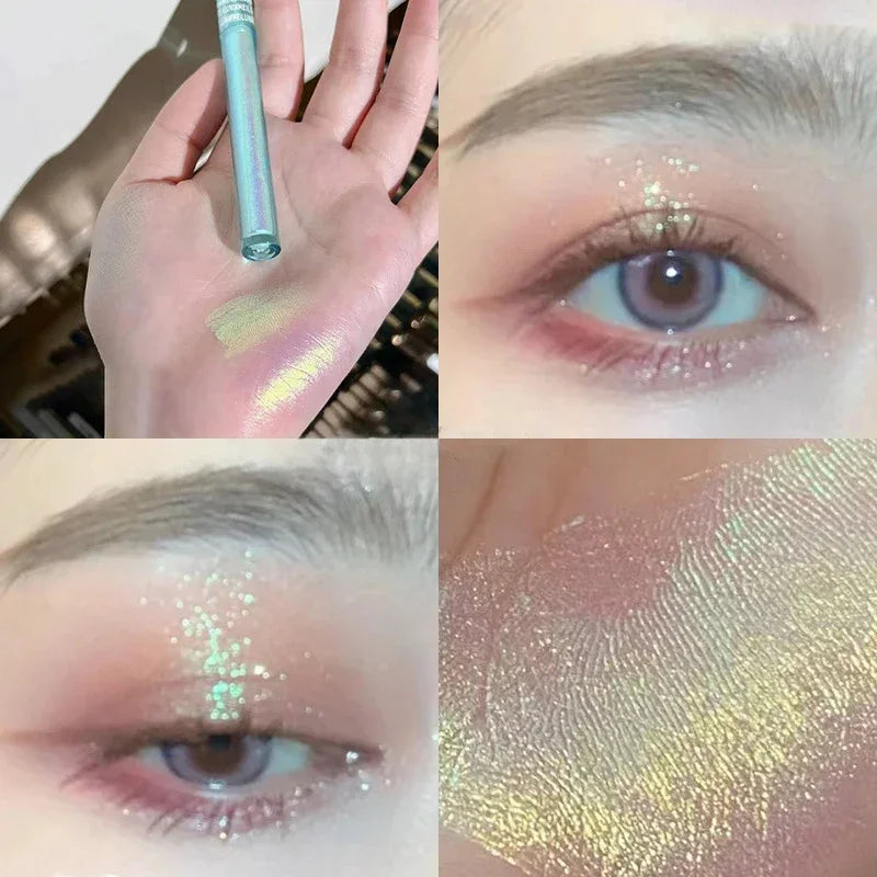 Rynx | Multichrome shimmer eyeshadow glitter highlighter liquid eyeshadow chameleon eye makeup high gloss pearl shiny eyeshadow
