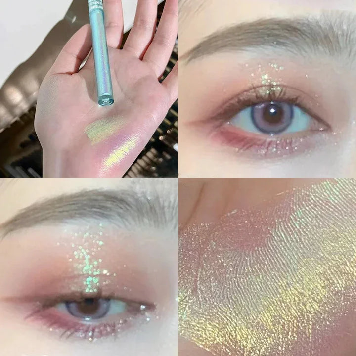 Rynx | Multichrome shimmer eyeshadow glitter highlighter liquid eyeshadow chameleon eye makeup high gloss pearl shiny eyeshadow