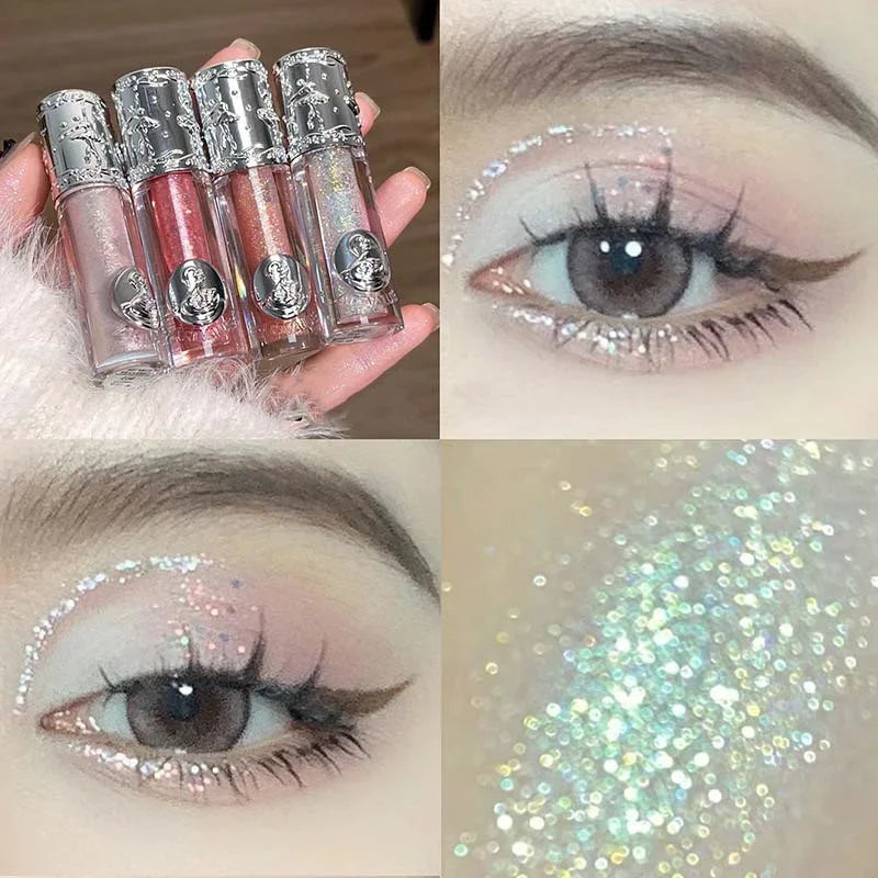 Rynx | New liquid eyeshadow long-lasting glitter for the eyes monochrome pearly fine sparkling sequins eyeshadow highlighter fast-drying