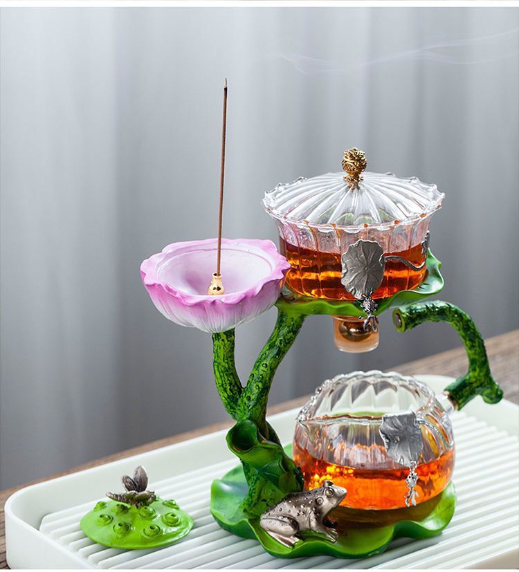 Lisslune | Mystic Lotus Incense Teapot