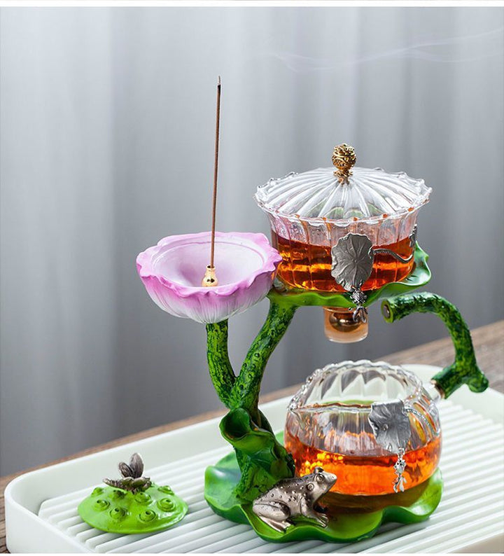 Lisslune | Mystic Lotus Incense Teapot