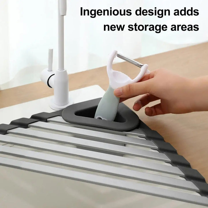 Lisslune | Triangle Slip-Resistant Sink Corner Storage Shelf Rack