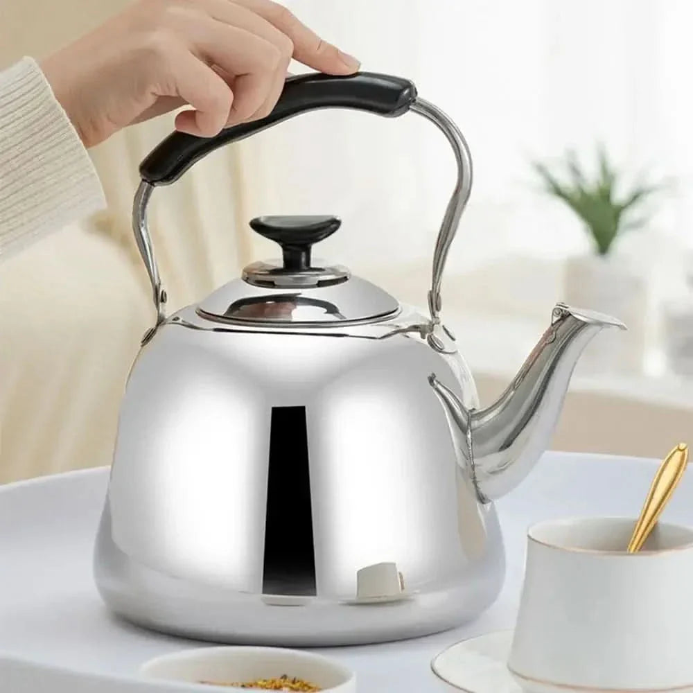 Lisslune | Stainless Steel Stovetop Kettle – Whistling Tea Kettle
