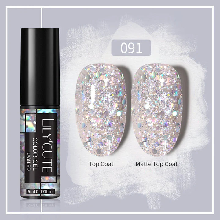 Rynx |5ML Aurora Ocean Blue Liner Gel Polish Nail Art Sparkling Painting Cat Magnetic Gel Semi Permanent UV Gel French Nails
