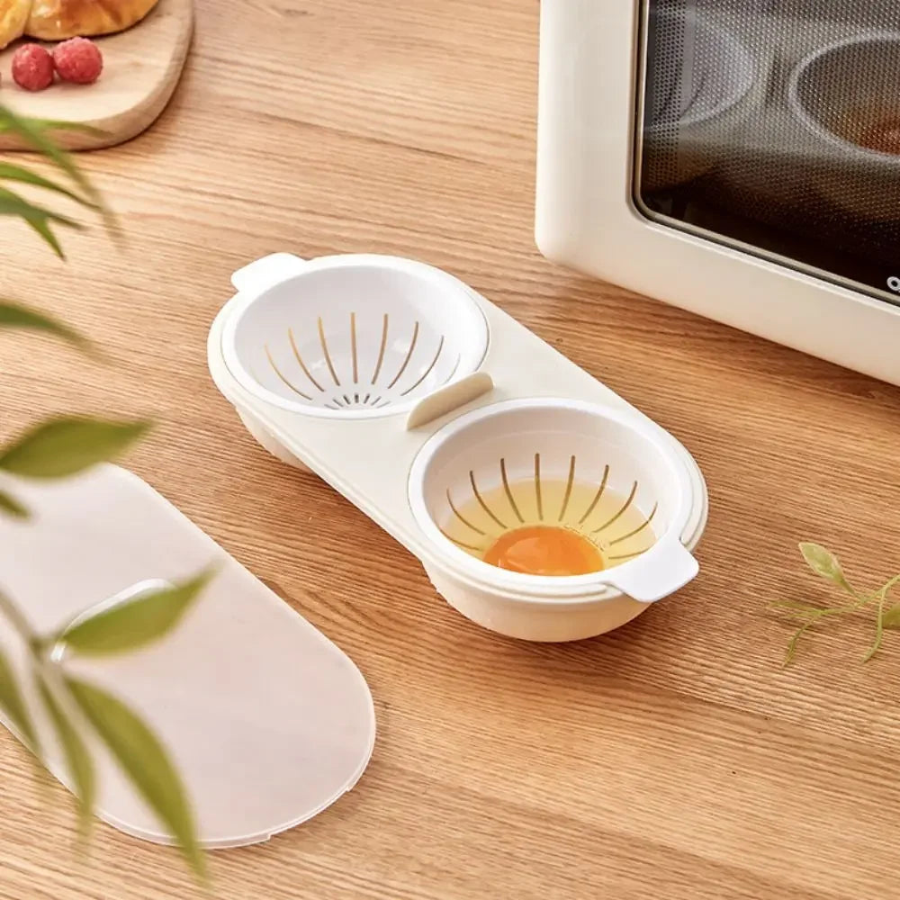 Lisslune | Double Space Durable Microwave Egg Maker