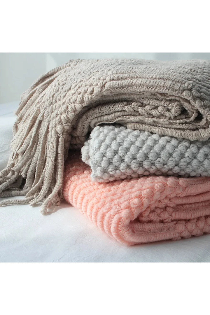 Lisslune | dune textured throw blanket