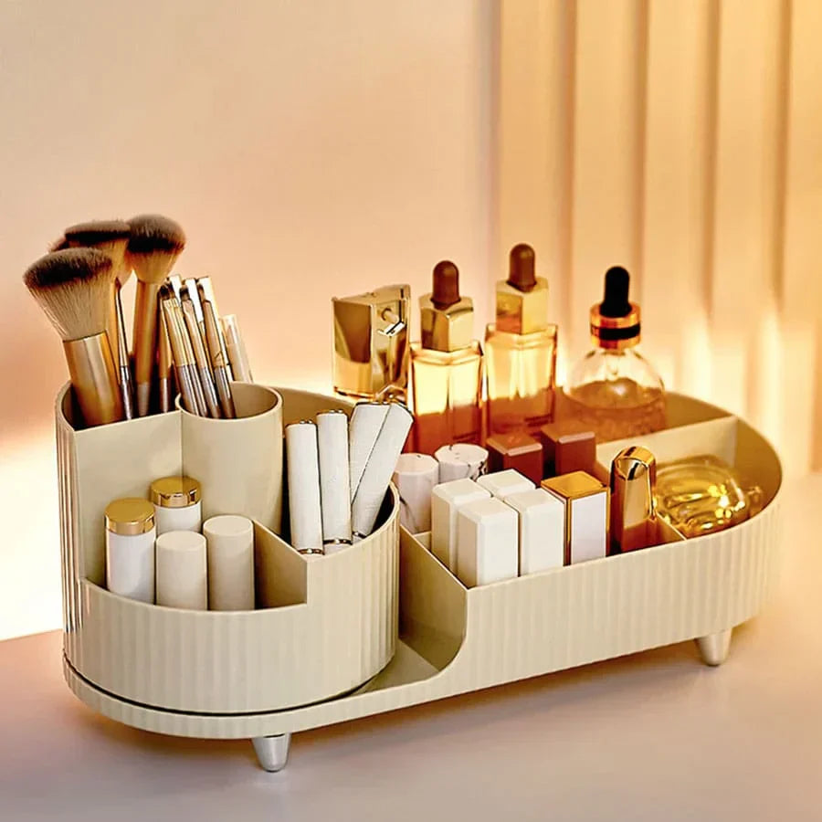 Lisslune | Eleganza – Luxury Beauty Organizer with Slim Rotating Design