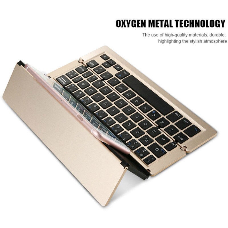Lisslune | Portable Wireless Foldable Tablet Holder Keyboard