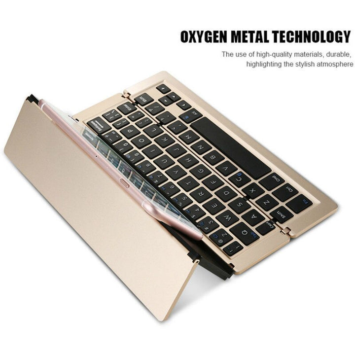 Lisslune | Portable Wireless Foldable Tablet Holder Keyboard