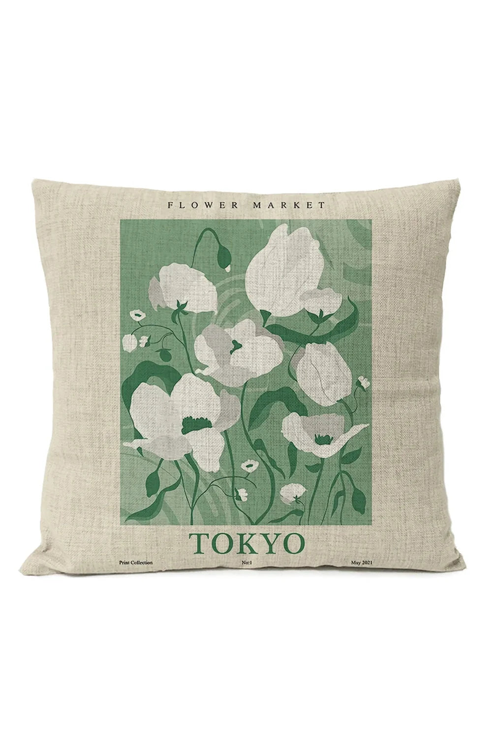 Lisslune | Moon Floral Pillowcase