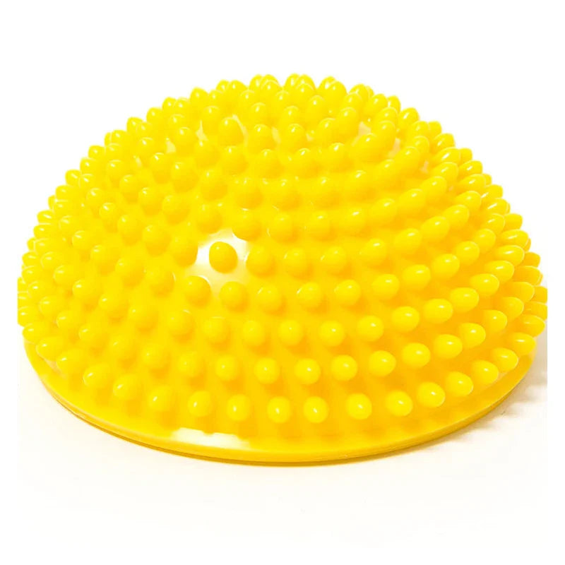 Rynx | 1pc Fitness Yoga Ball, PVC sensory training ball, half-round ball, balance training ball, tactile massage ball