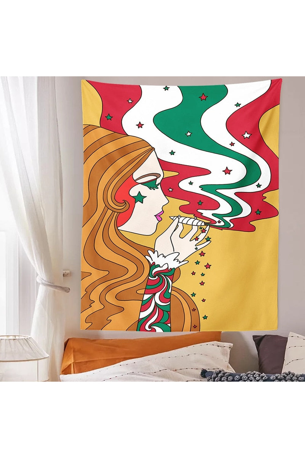 Lisslune | Trippy Girl Tapestry