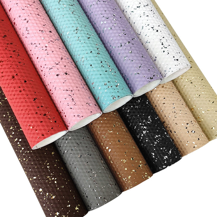 Lisslune | Luxe Diamond Pattern Extra-Large Faux Leather Craft Sheet - 0.8MM Thickness