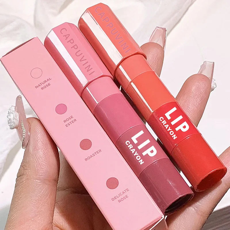 Rynx | Multicolored 4 In 1 Matte Lipstick Nude Pink Red Lipstick Long Long Waterproof Pencil Lipstick Pencil Lip Makeup Cosmetics