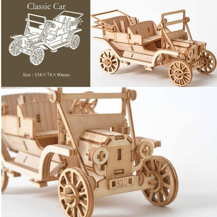 Lisslune | Creative 3D Wooden Transport Puzzle Kit - Inspiring Learning Through Play