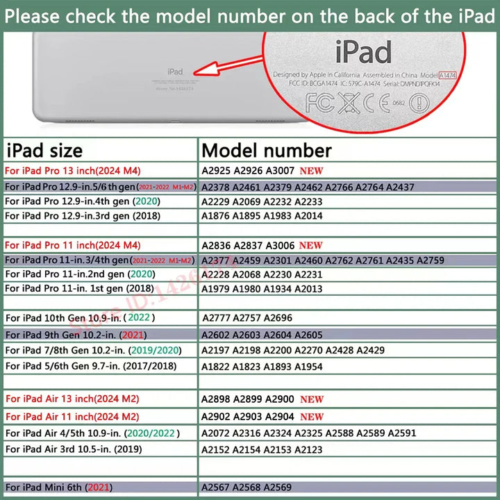 Lisslune | Süßes Notizbuch Für iPad Hülle 2024 Air 11 13 M2 Pro 11 12.9 13 Hülle 10.2 7/8/9/10 10. Generation Cover 10.5/9.7 Zoll Air 3 4 5 10.9 Hülle