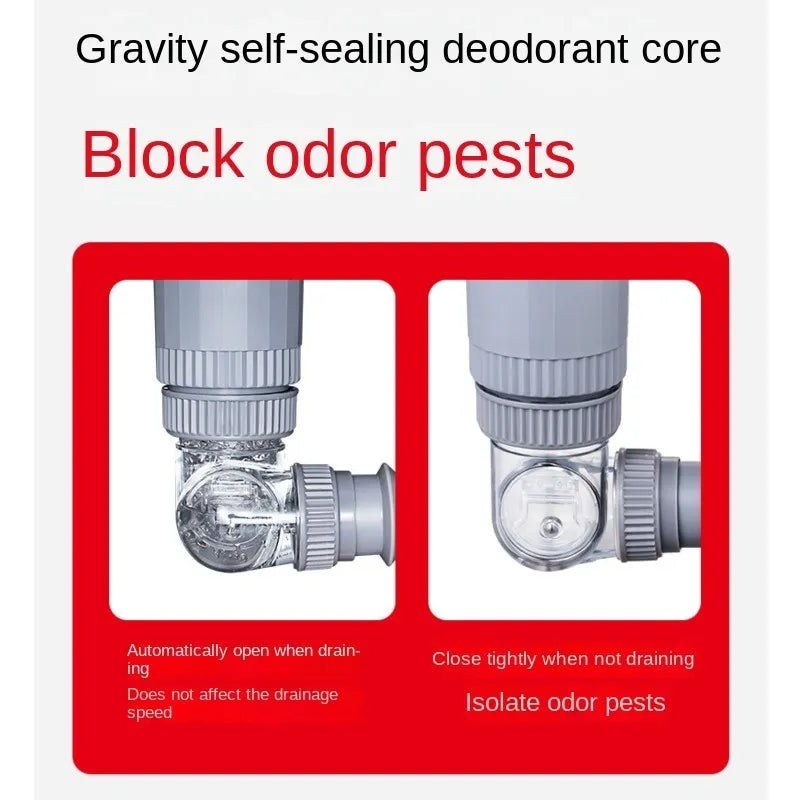 Lisslune | 360 Drain Easy Universal Overflow Disposer Drain Kit