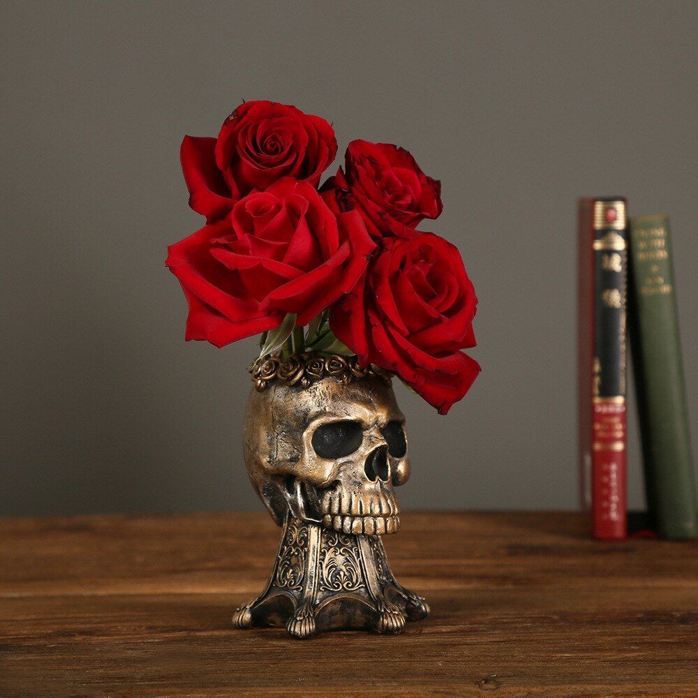 Lisslune | Resin Skull Flower Pot