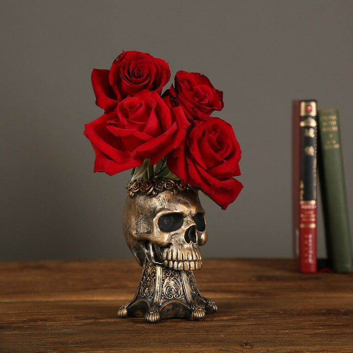 Lisslune | Resin Skull Flower Pot