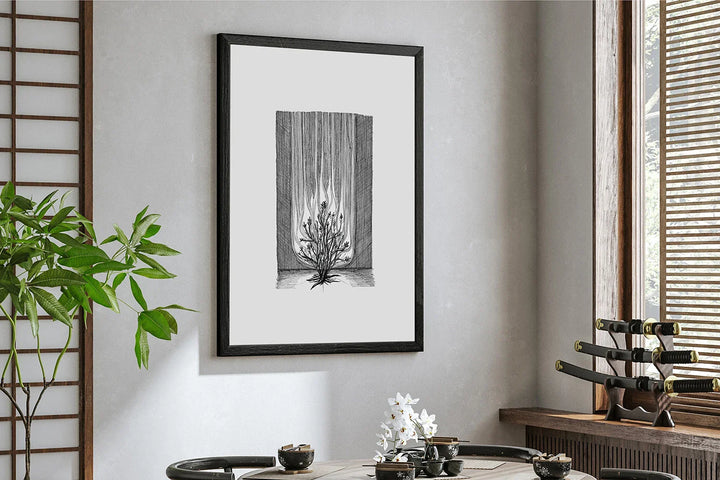 Lisslune | Bush Canvas Poster