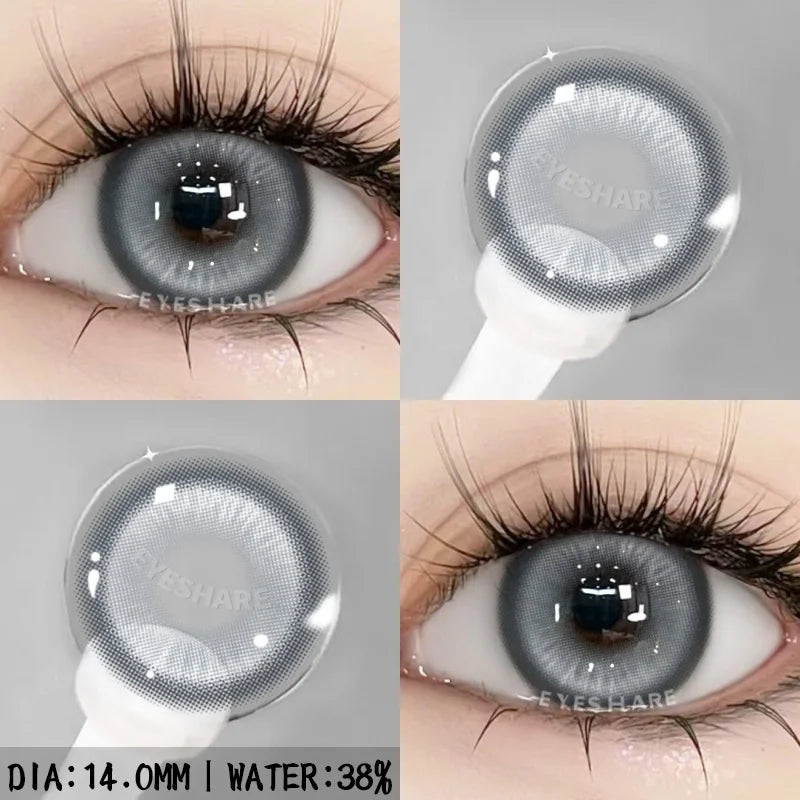 Rynx | 1 Pair purple lenses for eye color contact lenses anime pink lenses blue pupils for eyes Y2K lenses for natural eyes