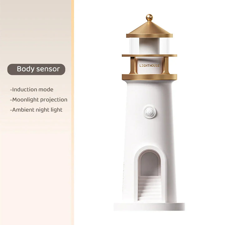 Lisslune | Lighthouse Ambient lights Bluetooth Music Dimmable Projection